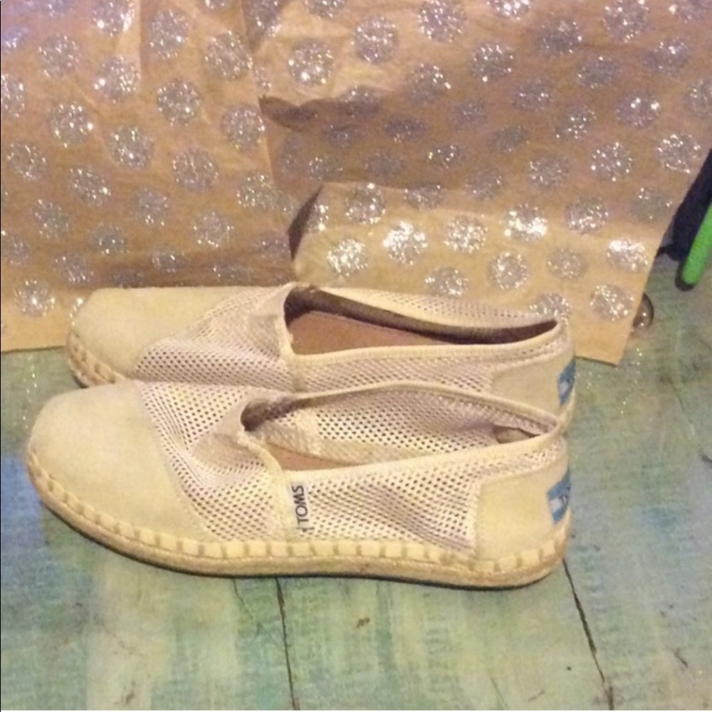 TOMS Mesh/Suede Espadrilles